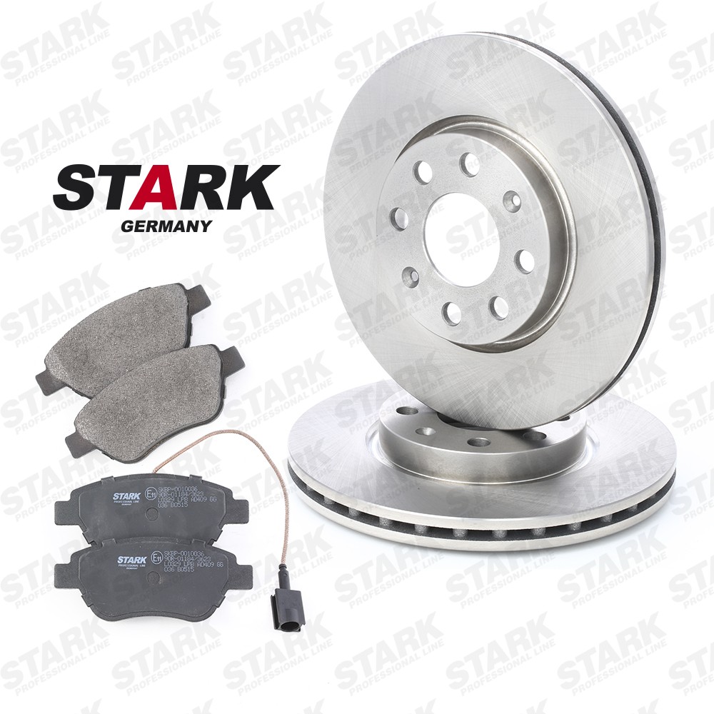 STARK SKBK-1090132: Pidurikomplekt, ketaspidur Esisild, Ø: 257mm, õhutusega