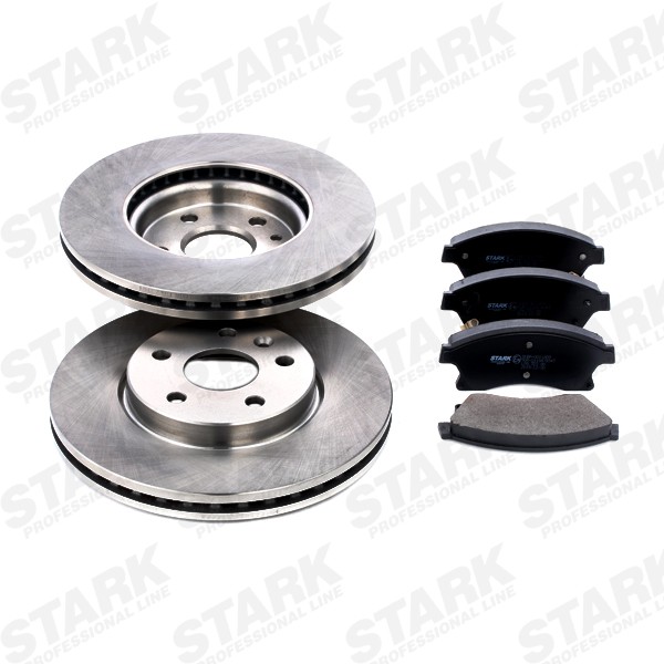 STARK SKBK-1090220: Pidurikomplekt, ketaspidur Esisild, Ø: 276mm, õhutusega