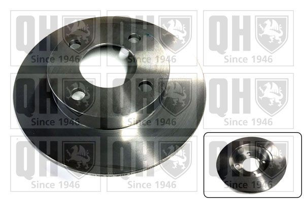 QUINTON HAZELL BDC3629: Piduriketas Ø: 245mm, täis, Ø: 245mm