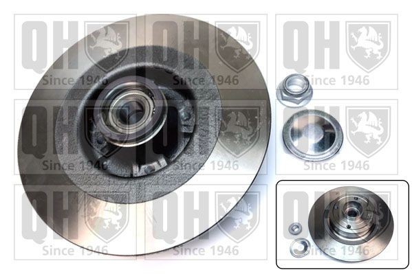 QUINTON HAZELL BDC5616: Piduriketas Ø: 270mm, täis, Ø: 270mm, koos integreeritud rattalaagriga, koos integreeritud magnetilise anduriga