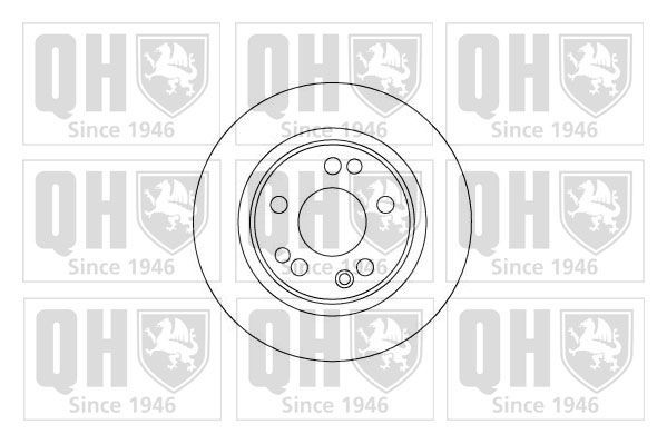 QUINTON HAZELL BDC4553: Piduriketas Ø: 320mm, õhutusega, Ø: 320mm