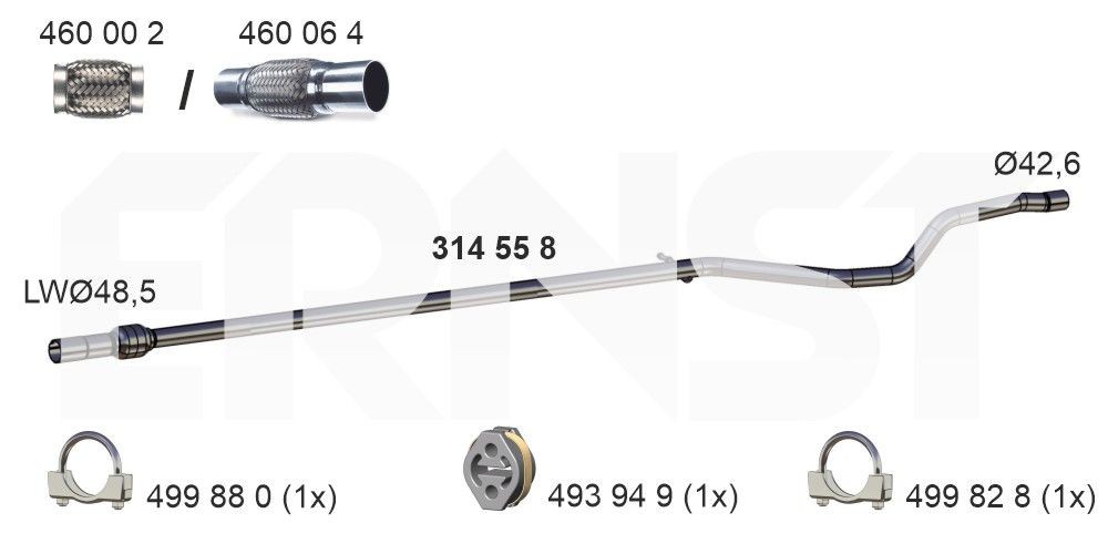 ERNST 314558: Racord evacuare