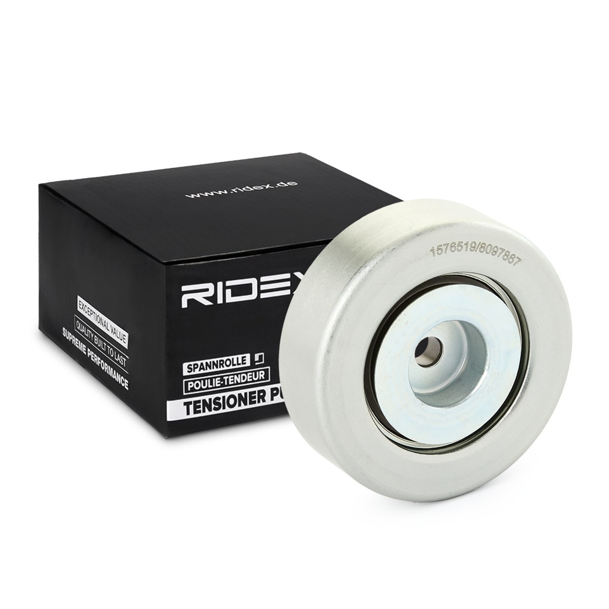 RIDEX 312D0018: Seade- / juhtrull, soonrihm Ø: 80mm, Ø: 80mm