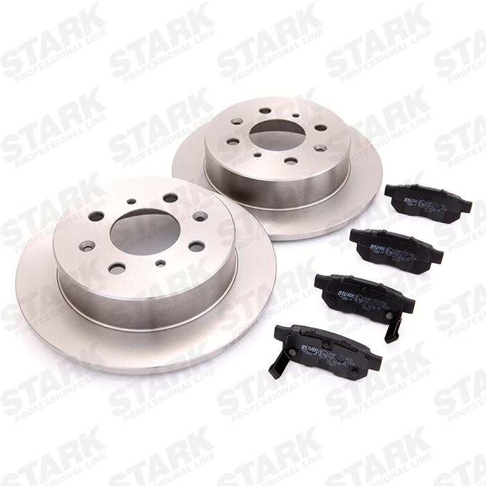 STARK SKBK-1090264: Pidurikomplekt, ketaspidur Tagasild, Ø: 239mm, täis, koos kokkusurumisvastase plekiga