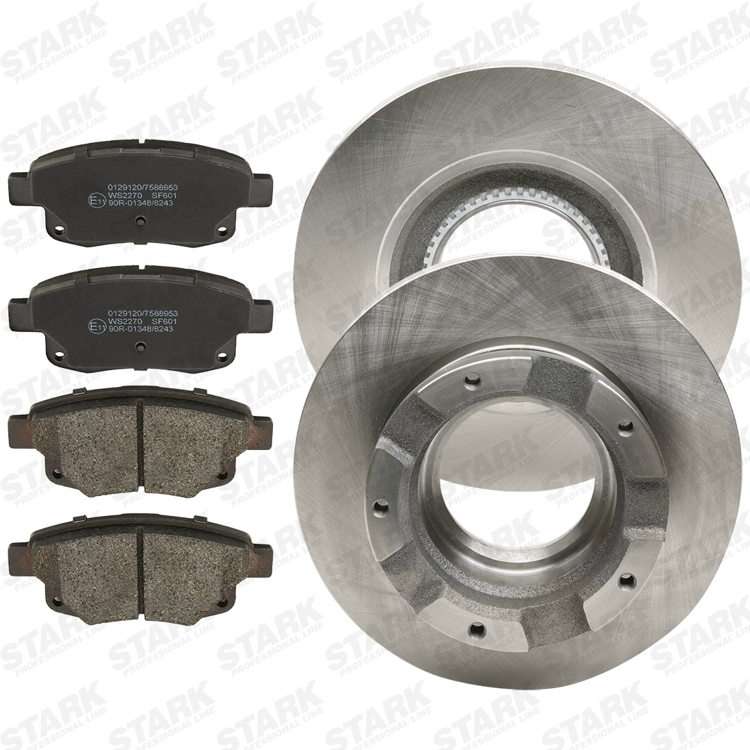 STARK SKBK-1090266: Pidurikomplekt, ketaspidur Tagasild, Ø: 280mm, täis