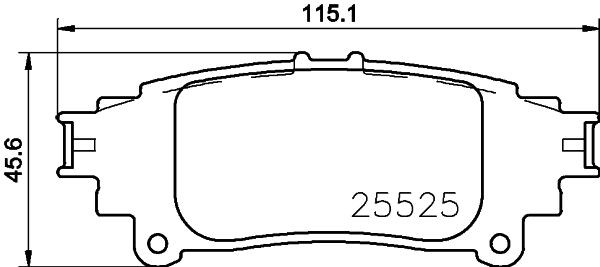 MINTEX MDB3720: Plăcuțe de frână