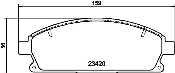 MINTEX MDB3735: Piduriklotsid
