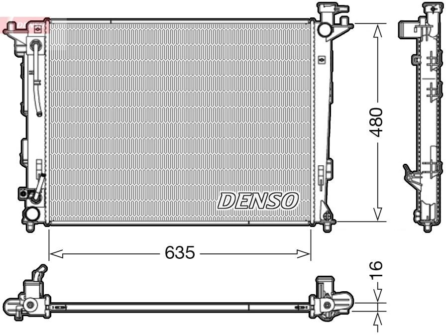 DENSO DRM41005: Radiateur du moteur