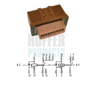 HOFFER 7240101: Releu, pompa combustibil