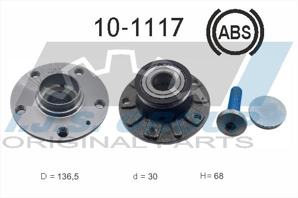 IJS GROUP 10-1117: Rattalaagrikomplekt Technology & Quality Tagasild, koos integreeritud ABS-anduriga