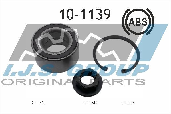 IJS GROUP 10-1139: Rattalaagrikomplekt Technology & Quality Esisild, koos integreeritud ABS-anduriga