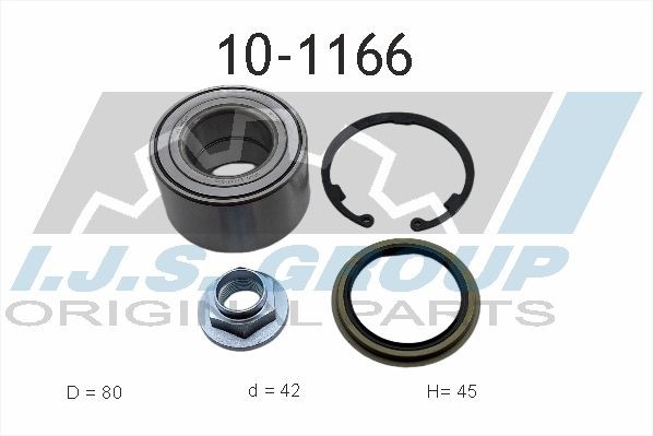 IJS GROUP 10-1166: Set rulment roata Technology & Quality pe ambele parti