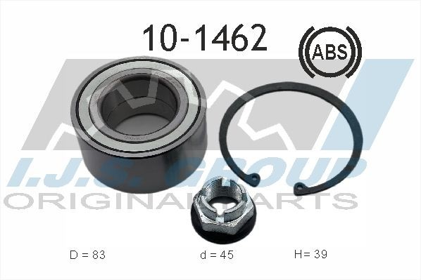 IJS GROUP 10-1462: Rattalaagrikomplekt Technology & Quality Esisild, koos integreeritud ABS-anduriga