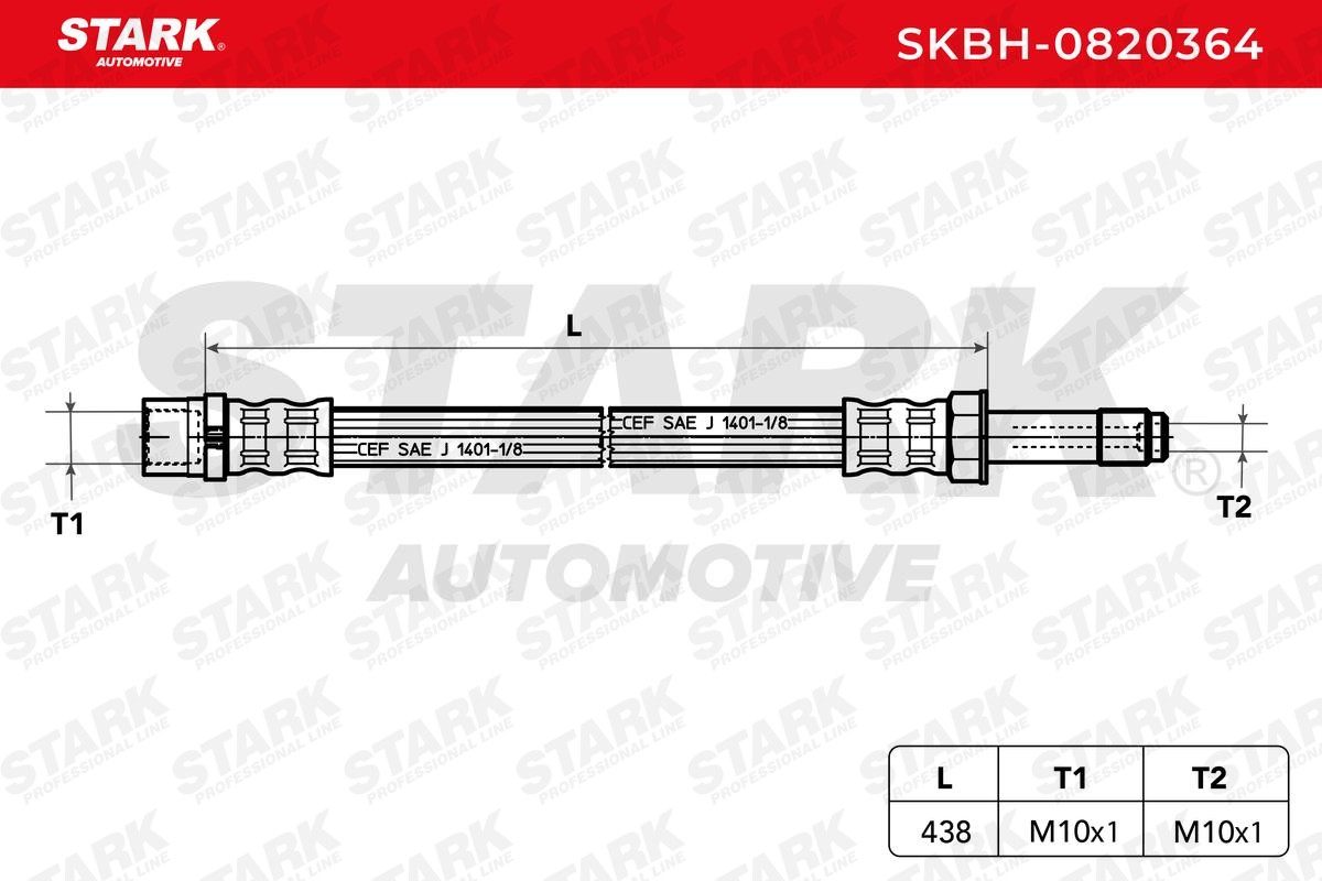 STARK SKBH-0820364: Pidurivoolik Tagasild, 438mm