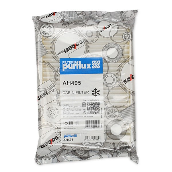 PURFLUX AH495: Filtru, aer habitaclu Filtru polen
