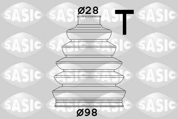 SASIC 1906028: Ansamblu burduf, articulatie planetara spre roata, Thermoplast
