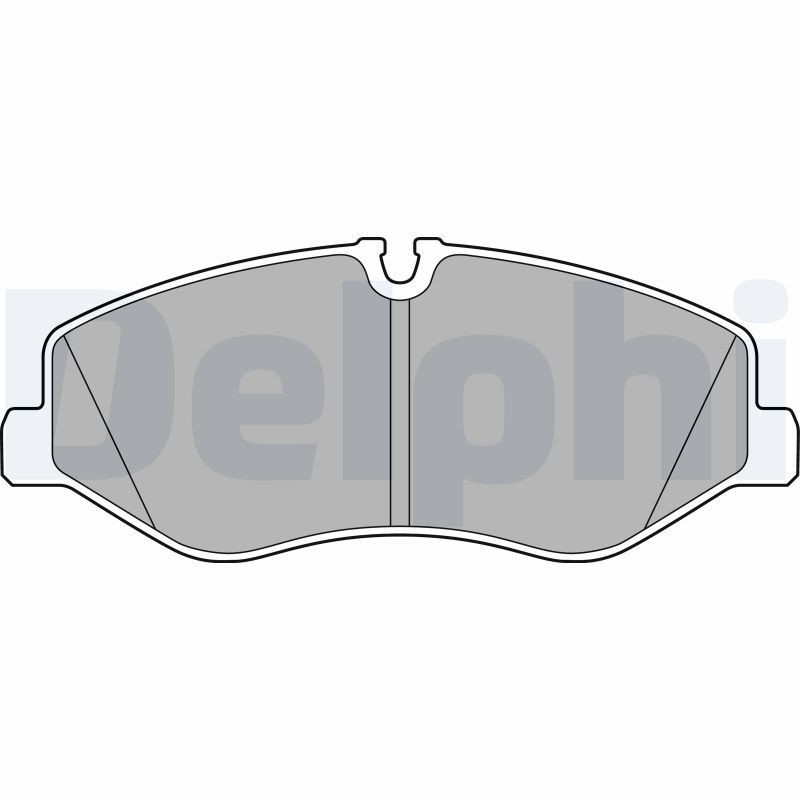 DELPHI LP3138: Plăcuțe de frână fara accesorii, cu tabla anti scartait