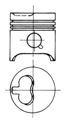 KOLBENSCHMIDT 93648700: Piston