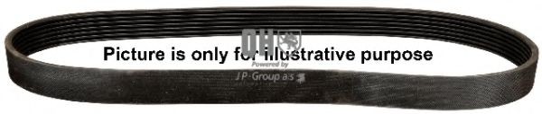 JP GROUP 1118107300: Multireim 1600mm, Ribbeantall: 6