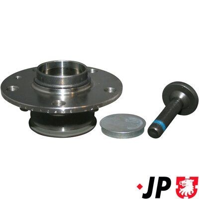 JP GROUP 1151400710: Set rulment roata JP cu material de atașare/fixare, cu rulment roata integrat, cu rulment roata