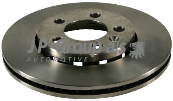 JP GROUP 1163101100: Disc de frână punte fata, Ř: 256mm, ventilat