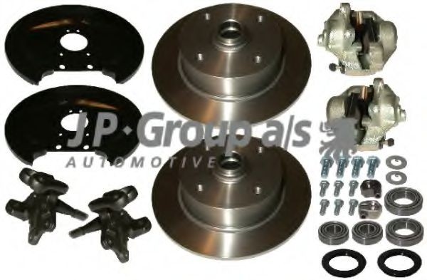 JP GROUP 8163300610: Pidurikomplekt, ketaspidur Esisild