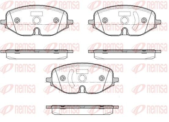 REMSA 1906.01: Flexible de frein Essieu avant, 148,3mm