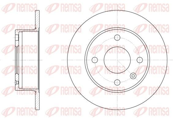 REMSA 6095.00: Piduriketas Esisild, Ø: 240mm, täis, Ø: 240mm