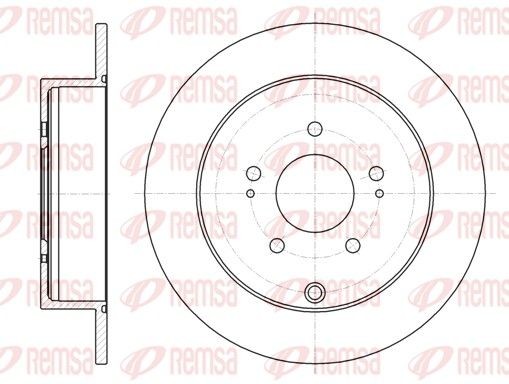 REMSA 61098.00: Piduriketas Tagasild, Ø: 302mm, täis, Ø: 302mm