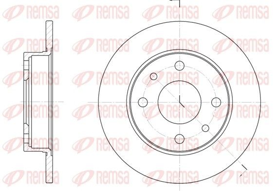 REMSA 6110.00: Piduriketas Esisild, Ø: 240mm, täis, Ø: 240mm
