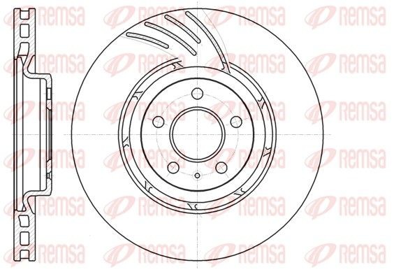 REMSA 61111.10: Piduriketas Esisild, Ø: 344,7mm, õhutusega, Ø: 345mm