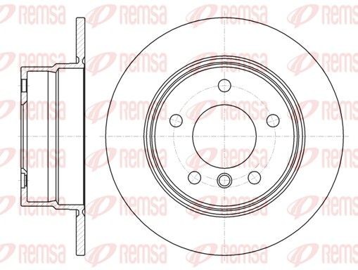 REMSA 61144.00: Piduriketas Tagasild, Ø: 280mm, täis, Ø: 280mm