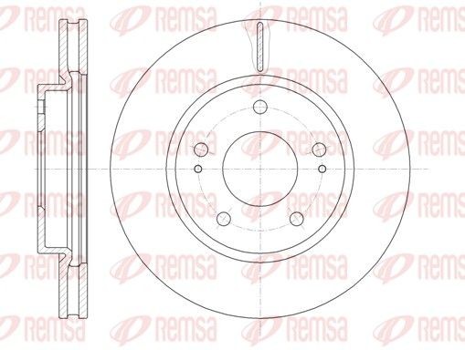 REMSA 61229.10: Piduriketas Esisild, Ø: 275,9mm, õhutusega, Ø: 276mm