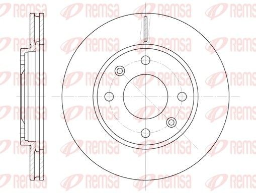 REMSA 6131.10: Piduriketas Esisild, Ø: 247mm, õhutusega, Ø: 247mm