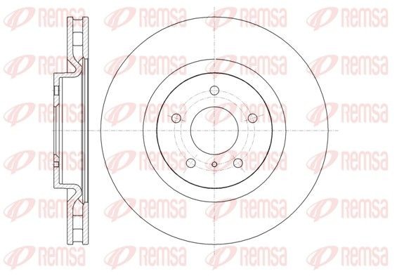 REMSA 61347.10: Piduriketas Esisild, Ø: 324mm, õhutusega, Ø: 324mm