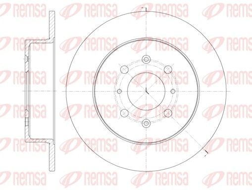 REMSA 61352.00: Piduriketas Tagasild, Ø: 260mm, täis, Ø: 260mm