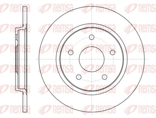 REMSA 61394.00: Piduriketas Tagasild, Ø: 305mm, täis, Ø: 305mm