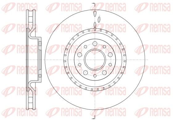 REMSA 61458.10: Piduriketas Esisild, Ø: 305mm, õhutusega, Ø: 305mm
