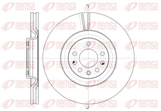 REMSA 61487.10: Piduriketas Esisild, Ø: 345mm, õhutusega, Ø: 345mm