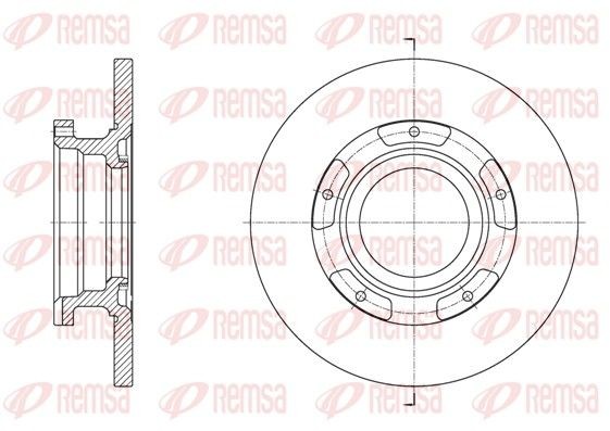 REMSA 61564.00: Piduriketas Tagasild, Ø: 288mm, täis, Ø: 288mm