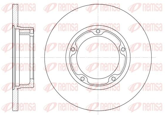 REMSA 6282.00: Piduriketas Esisild, Ø: 280mm, täis, Ø: 280mm