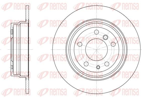 REMSA 6342.00: Piduriketas Tagasild, Ø: 300mm, täis, Ø: 300mm