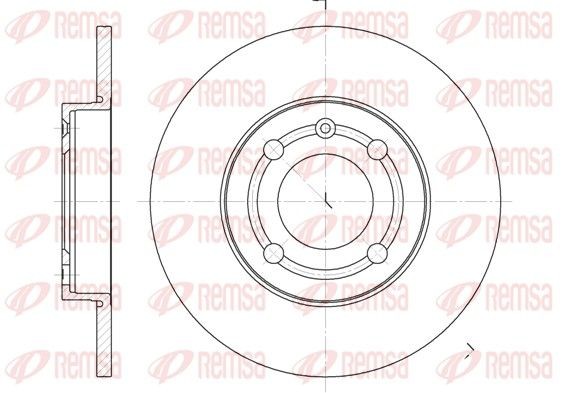 REMSA 6418.00: Piduriketas Esisild, Ø: 239mm, täis, Ø: 239mm