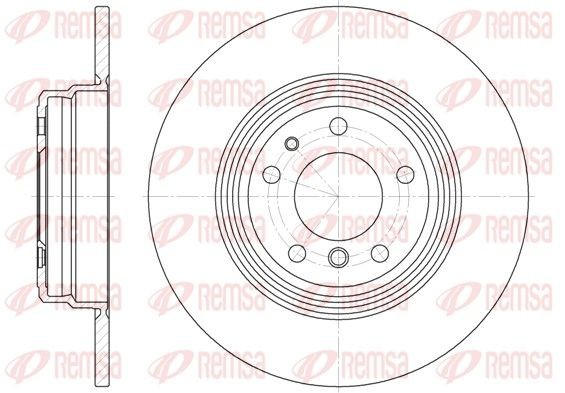 REMSA 6510.00: Piduriketas Tagasild, Ø: 324mm, täis, Ø: 324mm