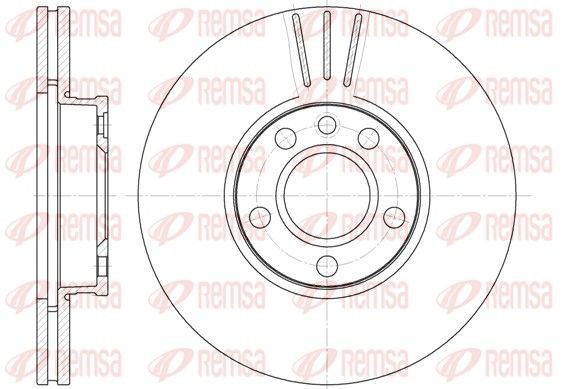 REMSA 6660.10: Piduriketas Esisild, Ø: 299,8mm, õhutusega, Ø: 300mm