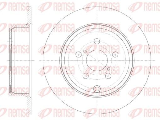 REMSA 6700.00: Piduriketas Tagasild, Ø: 280mm, täis, Ø: 280mm