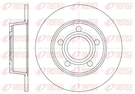 REMSA 6724.00: Piduriketas Tagasild, Ø: 255mm, täis, Ø: 255mm