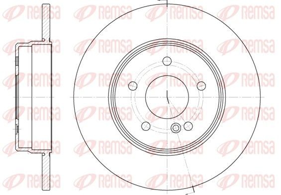REMSA 6801.00: Piduriketas Tagasild, Ø: 290mm, täis, Ø: 290mm