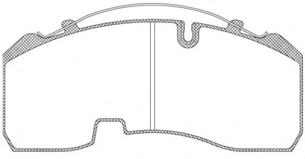 REMSA JCA 1084.00: Piduriklotsid Tagasild