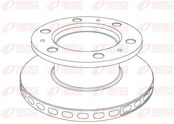 REMSA NCA1018.20: Piduriketas Esisild, Ø: 322mm, õhutusega, Ø: 322mm, CST3647